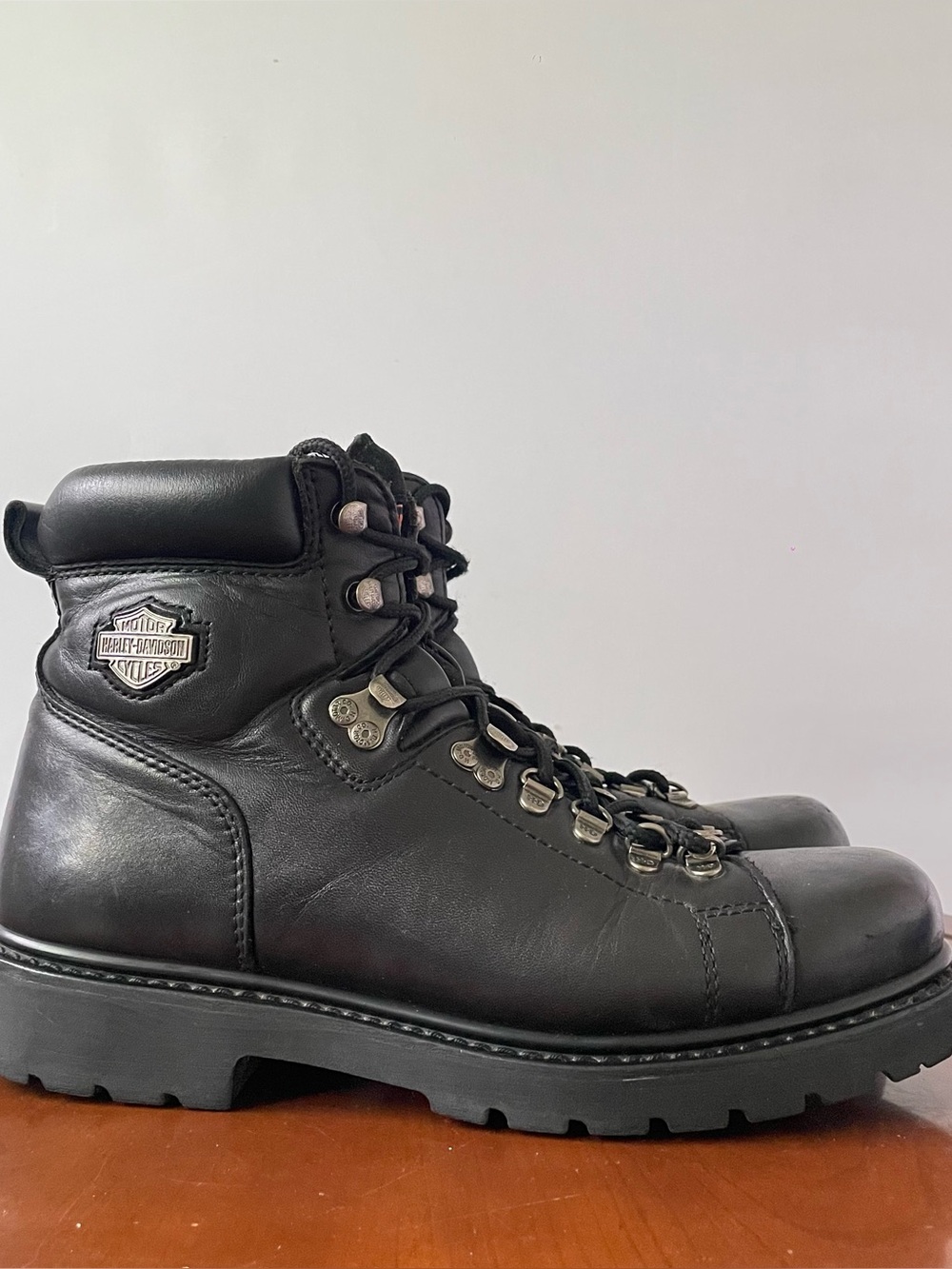 Harley-Davidson Men's Dipstick Leather Motorcycle Boots | US 8.5